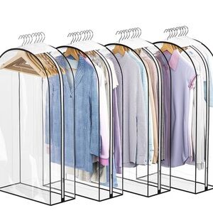 Clear Garment Bags for Home Storage